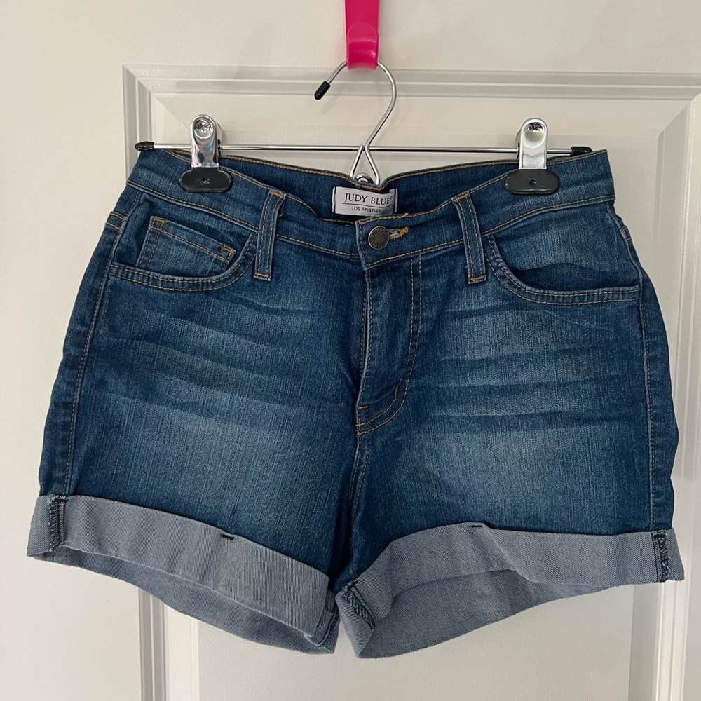Judy Blue Weathered Jean Shorts